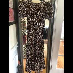 Leopard print dress